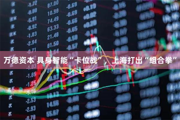 万德资本 具身智能“卡位战”，上海打出“组合拳”