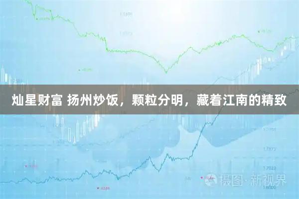 灿星财富 扬州炒饭，颗粒分明，藏着江南的精致